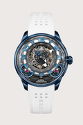 Alden Arroyston Blue Skeleton Automatic Watch