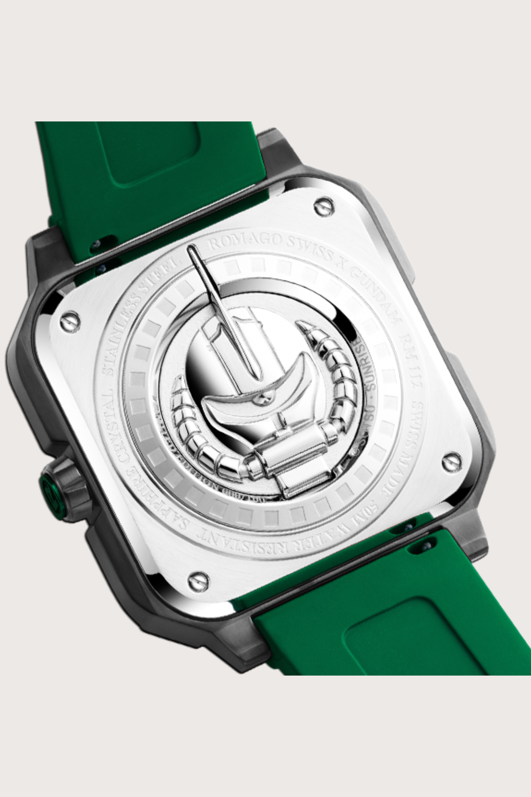 Char’s Zaku Romago Green Automatic Watch