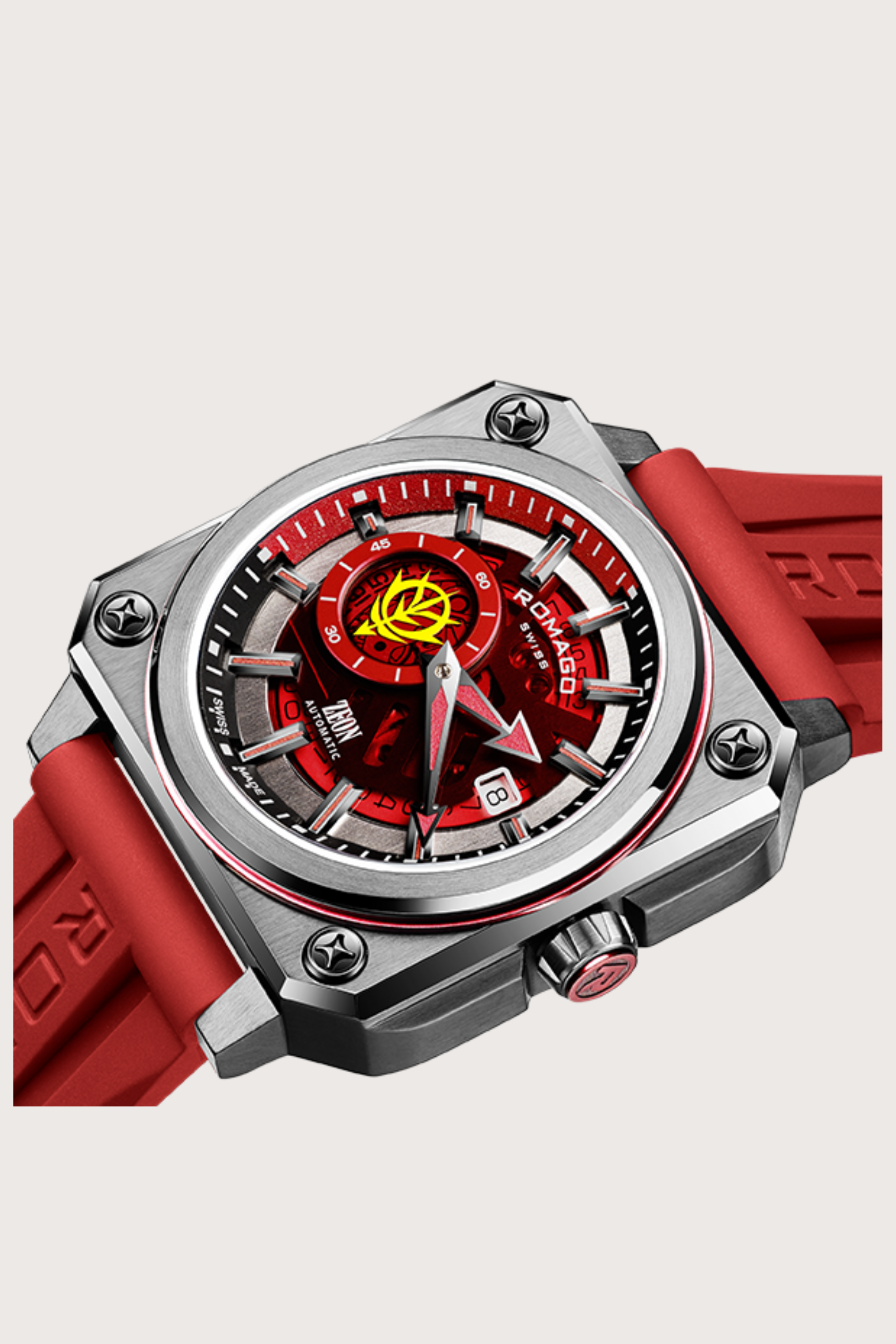 Char’s Zaku Romago Red Automatic Watch