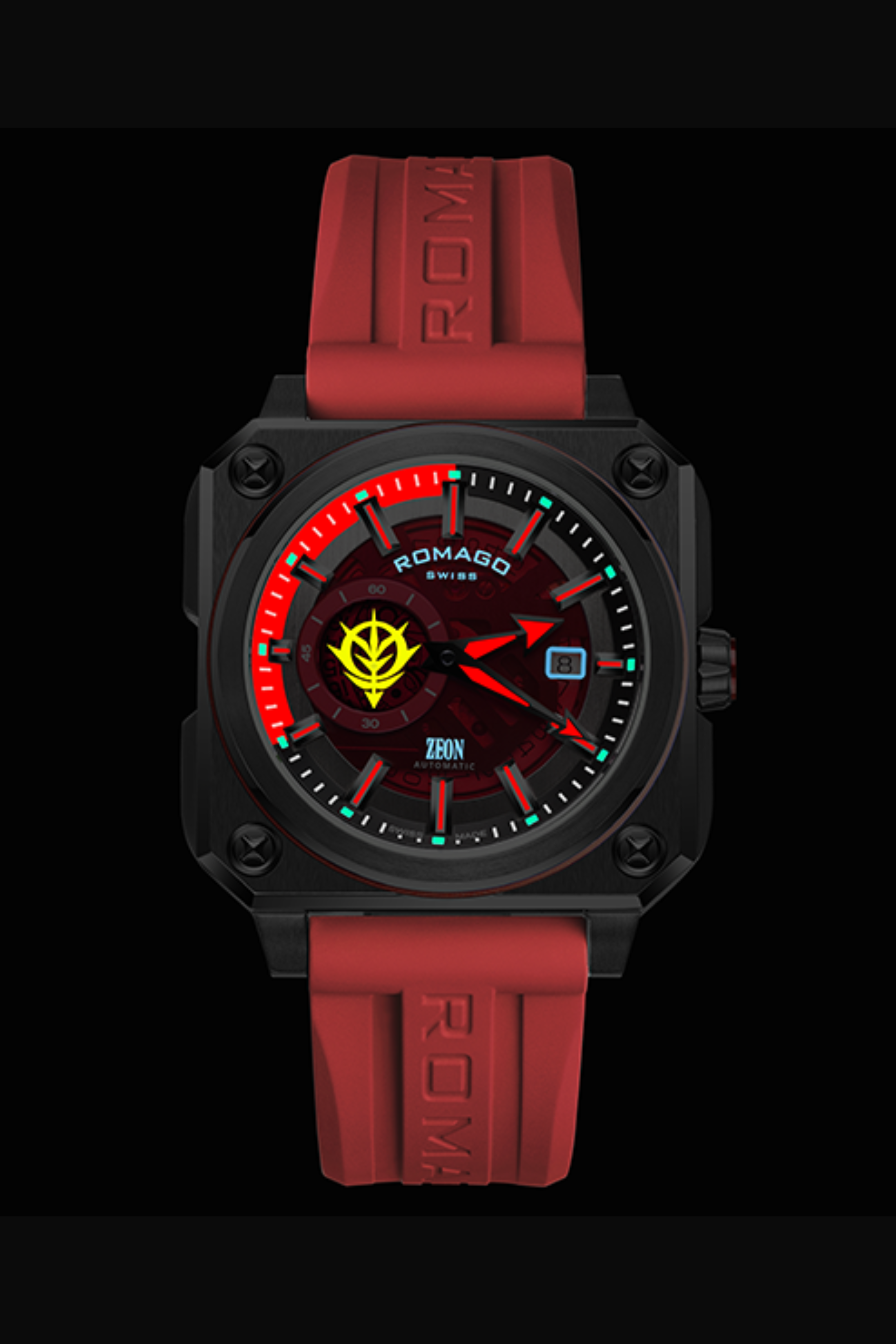Char’s Zaku Romago Red Automatic Watch