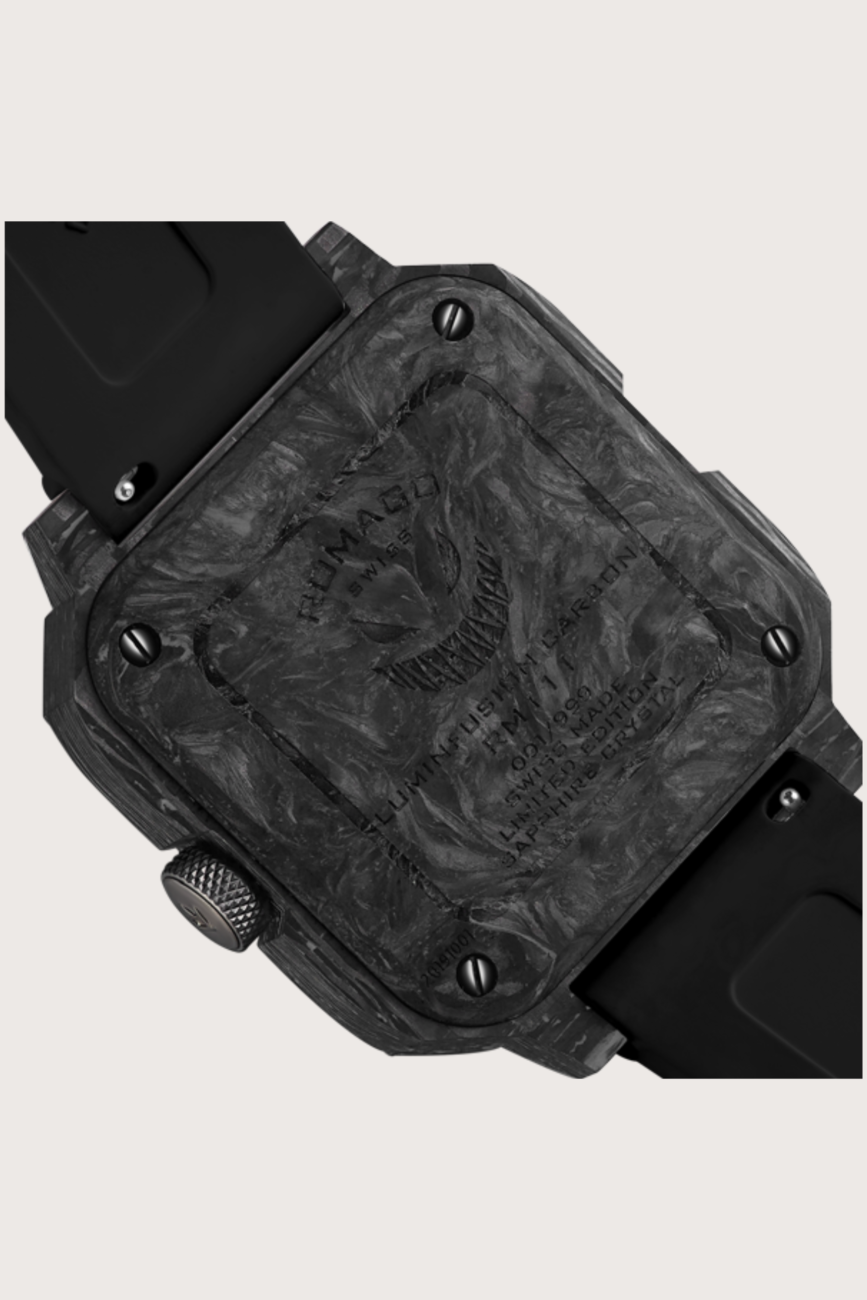 Lumin Fusion Carbon Sand Devil Design Automatic Watch