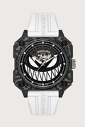 Lumin Fusion Carbon White Devil Design Automatic Watch