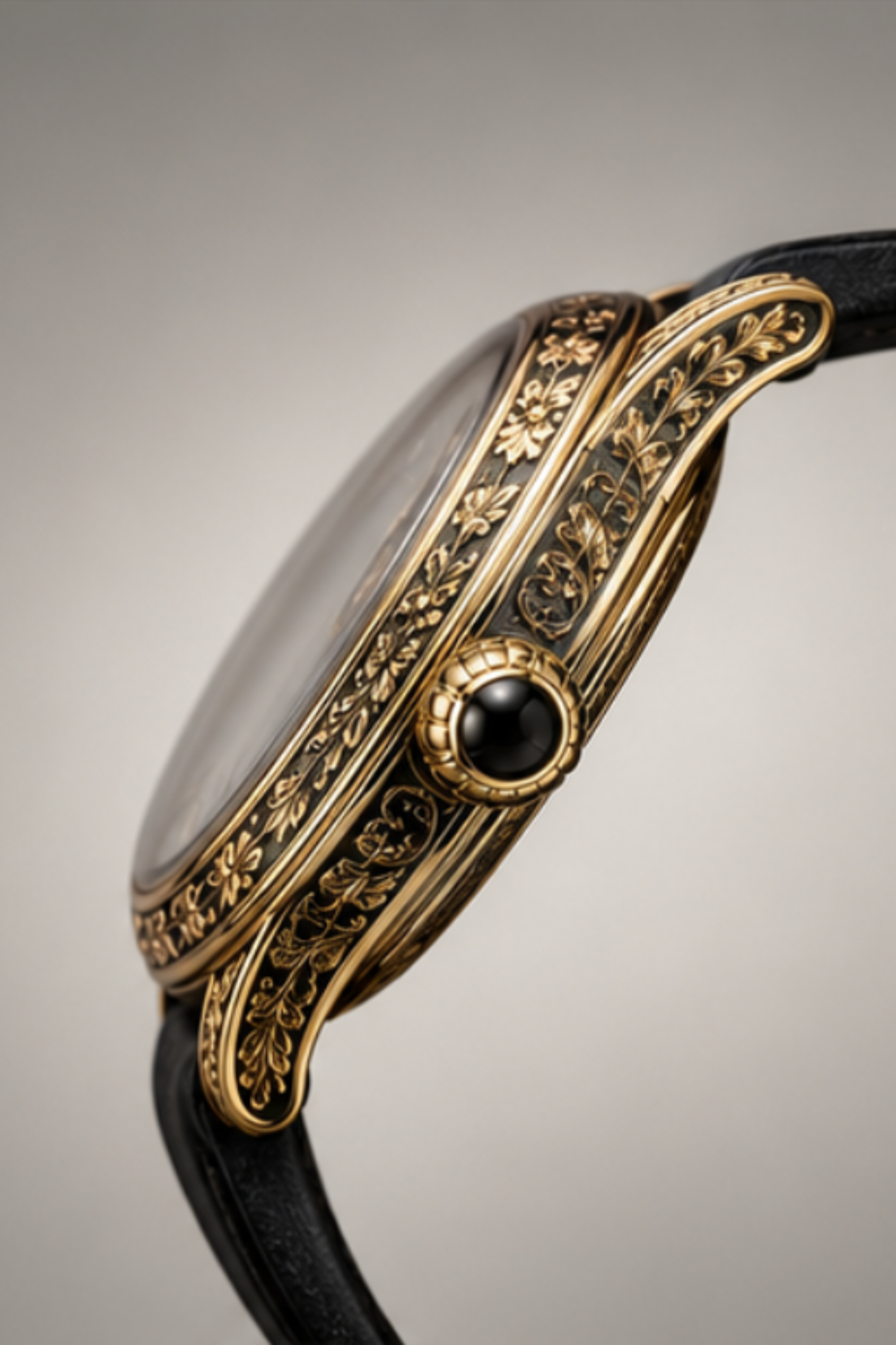 Luxury Ornate Gold Astronomical Tourbillon Watch