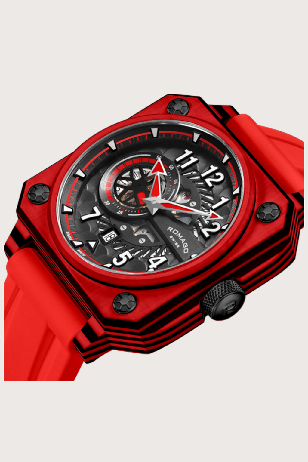 Super Carbon X Volcanic Engine Automatic Watch